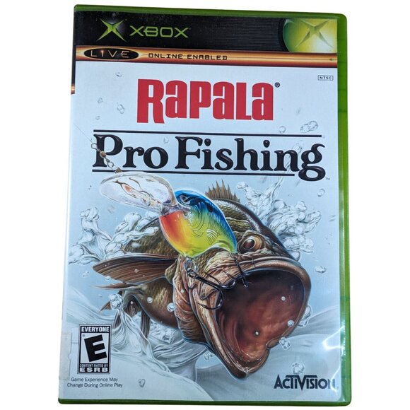Activision Other - Rapala Pro Fishing Xbox 2004 Complete w/ Case & Manual Activision Online Live